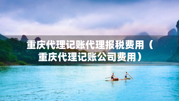 重慶代理記賬代理報(bào)稅費(fèi)用（重慶代理記賬公司費(fèi)用）
