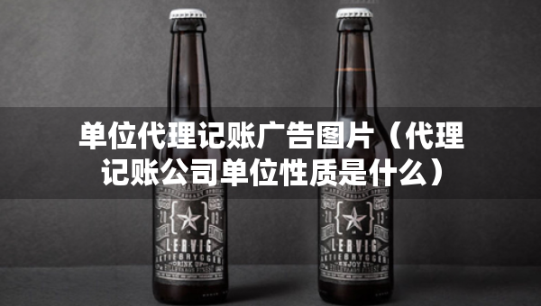 單位代理記賬廣告圖片（代理記賬公司單位性質(zhì)是什么）