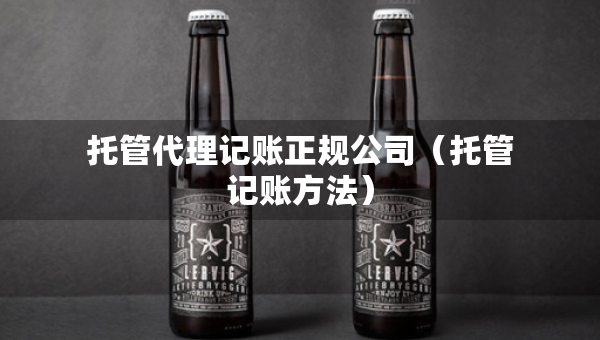 托管代理記賬正規(guī)公司（托管記賬方法）