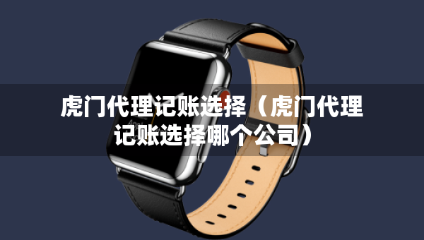 虎門代理記賬選擇（虎門代理記賬選擇哪個公司）