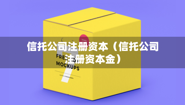 信托公司注冊(cè)資本（信托公司注冊(cè)資本金）