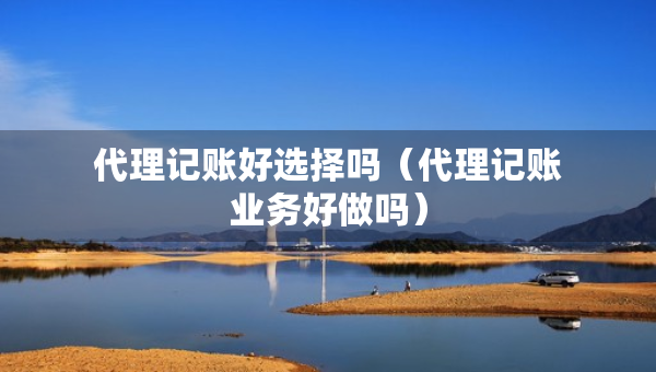 代理記賬好選擇嗎（代理記賬業(yè)務好做嗎）