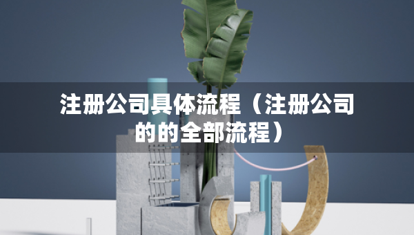 注冊公司具體流程（注冊公司的的全部流程）