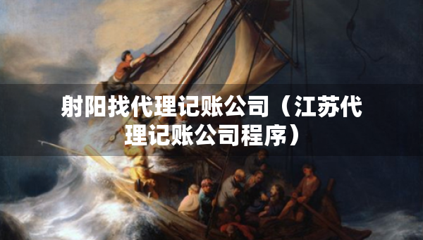 射陽(yáng)找代理記賬公司（江蘇代理記賬公司程序）