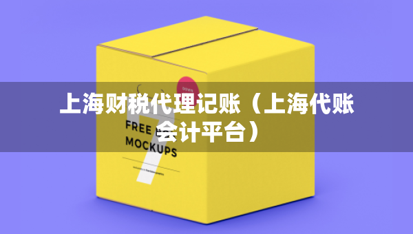 上海財(cái)稅代理記賬（上海代賬會(huì)計(jì)平臺(tái)）