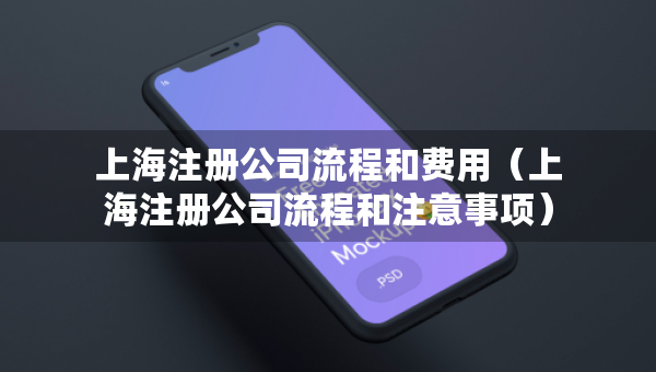 上海注冊公司流程和費(fèi)用（上海注冊公司流程和注意事項(xiàng)）