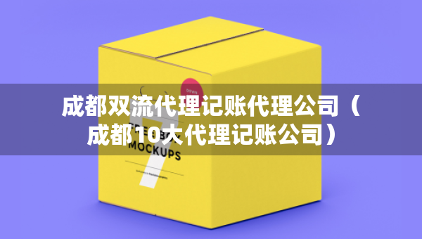 成都雙流代理記賬代理公司（成都10大代理記賬公司）