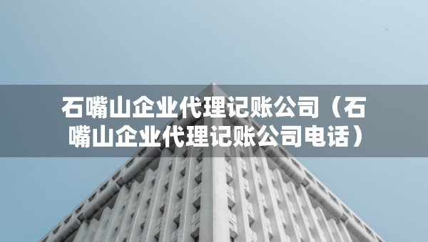 石嘴山企業(yè)代理記賬公司（石嘴山企業(yè)代理記賬公司電話）
