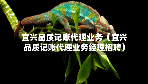宜興品質(zhì)記賬代理業(yè)務(wù)（宜興品質(zhì)記賬代理業(yè)務(wù)經(jīng)理招聘）