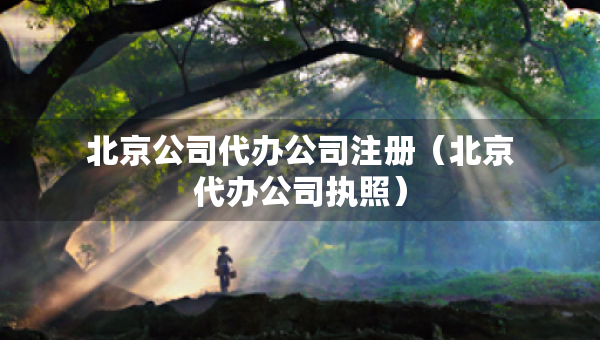 北京公司代辦公司注冊(cè)（北京代辦公司執(zhí)照）