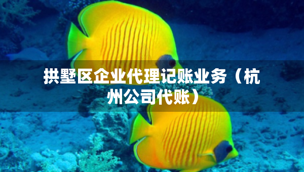 拱墅區(qū)企業(yè)代理記賬業(yè)務(wù)（杭州公司代賬）