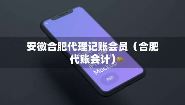 安徽合肥代理記賬會(huì)員（合肥代賬會(huì)計(jì)）