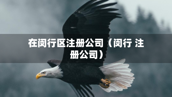 在閔行區(qū)注冊公司（閔行 注冊公司）