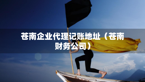 蒼南企業(yè)代理記賬地址(蒼南財務(wù)公司) 蒼南企業(yè)代理記賬地址(蒼南財務(wù)公司)