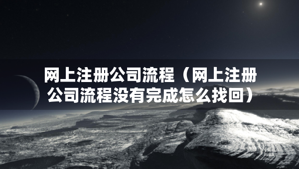 網(wǎng)上注冊公司流程（網(wǎng)上注冊公司流程沒有完成怎么找回）