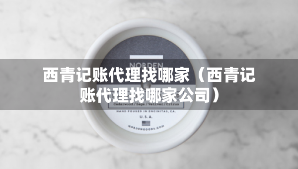 西青記賬代理找哪家（西青記賬代理找哪家公司）