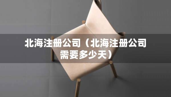 北海注冊(cè)公司（北海注冊(cè)公司需要多少天）