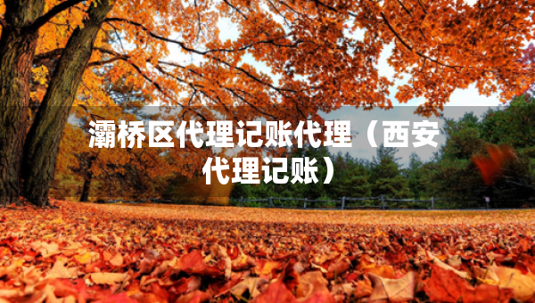 灞橋區(qū)代理記賬代理（西安 代理記賬）
