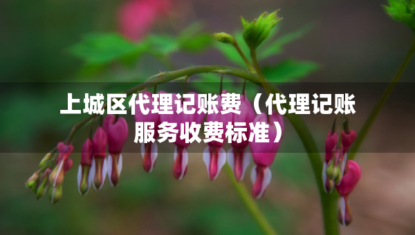 上城區(qū)代理記賬費(fèi)（代理記賬服務(wù)收費(fèi)標(biāo)準(zhǔn)）