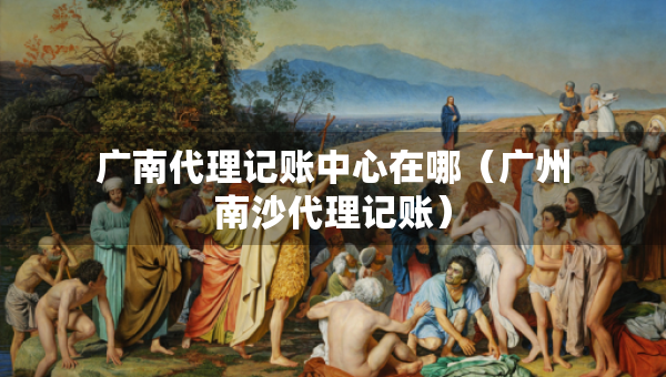 廣南代理記賬中心在哪（廣州南沙代理記賬）