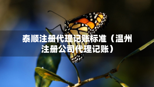 泰順注冊代理記賬標(biāo)準(zhǔn)（溫州注冊公司代理記賬）