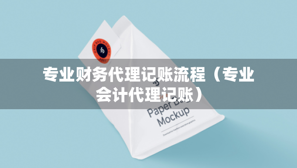 專業(yè)財務(wù)代理記賬流程（專業(yè)會計代理記賬）