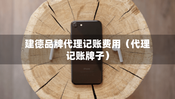 建德品牌代理記賬費用（代理記賬牌子）