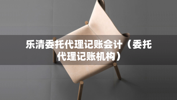 樂(lè)清委托代理記賬會(huì)計(jì)（委托代理記賬機(jī)構(gòu)）