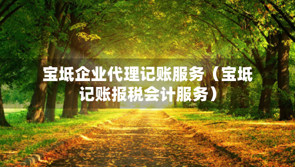 寶坻企業(yè)代理記賬服務(wù)（寶坻記賬報(bào)稅會(huì)計(jì)服務(wù)）