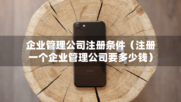 企業(yè)管理公司注冊條件（注冊一個企業(yè)管理公司要多少錢）