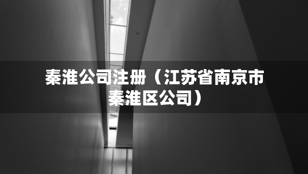 秦淮公司注冊(cè)（江蘇省南京市秦淮區(qū)公司）