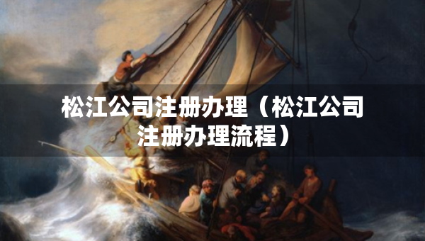 松江公司注冊辦理（松江公司注冊辦理流程）