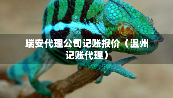 瑞安代理公司記賬報(bào)價(jià)（溫州記賬代理）