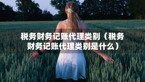 稅務(wù)財(cái)務(wù)記賬代理類別（稅務(wù)財(cái)務(wù)記賬代理類別是什么）