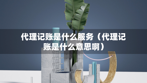 代理記賬是什么服務(wù)（代理記賬是什么意思啊）