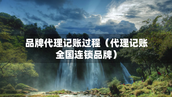 品牌代理記賬過程（代理記賬全國連鎖品牌）
