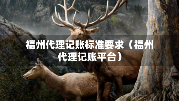 福州代理記賬標(biāo)準(zhǔn)要求（福州代理記賬平臺(tái)）