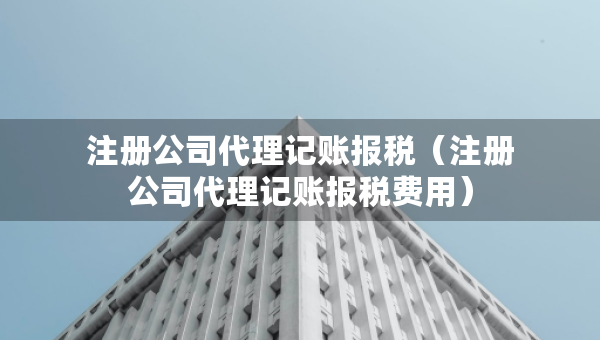 注冊(cè)公司代理記賬報(bào)稅（注冊(cè)公司代理記賬報(bào)稅費(fèi)用）