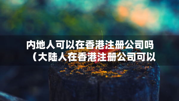 內(nèi)地人可以在香港注冊(cè)公司嗎（大陸人在香港注冊(cè)公司可以再投資國(guó)內(nèi)嗎）