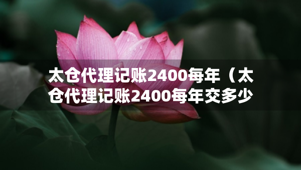 太倉代理記賬2400每年（太倉代理記賬2400每年交多少錢）