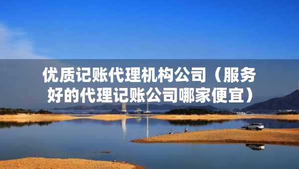 優(yōu)質(zhì)記賬代理機(jī)構(gòu)公司（服務(wù)好的代理記賬公司哪家便宜）