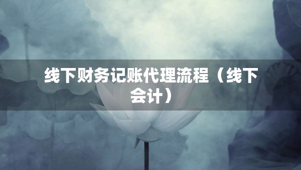 線下財務(wù)記賬代理流程（線下會計）