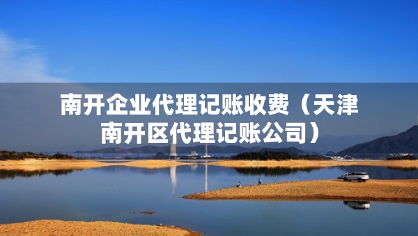 南開企業(yè)代理記賬收費（天津南開區(qū)代理記賬公司）