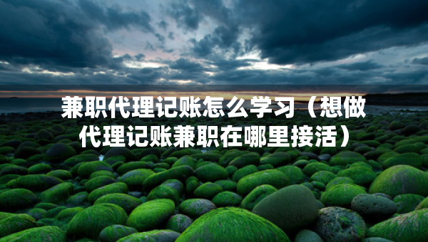 兼職代理記賬怎么學(xué)習(xí)(想做代理記賬兼職在哪里接活) 兼職代理記賬怎么學(xué)習(xí)(想做代理記賬兼職在哪里接活)