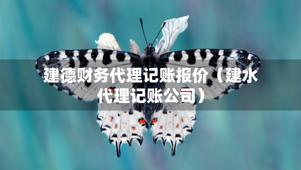 建德財務(wù)代理記賬報價(建水代理記賬公司) 建德財務(wù)代理記賬報價(建水代理記賬公司)