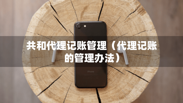 共和代理記賬管理（代理記賬的管理辦法）