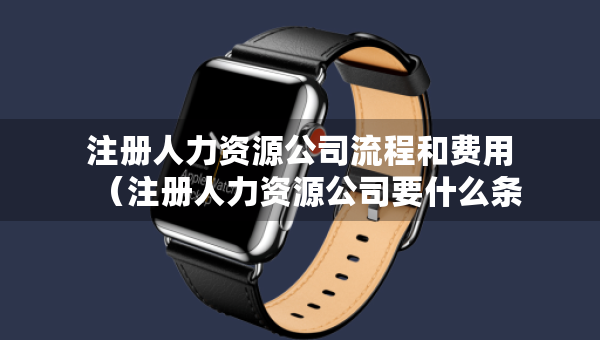 注冊(cè)人力資源公司流程和費(fèi)用（注冊(cè)人力資源公司要什么條件）