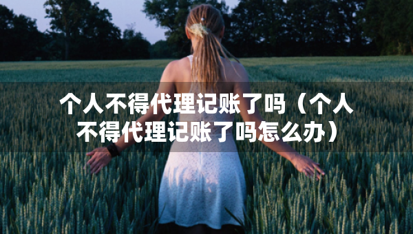 個(gè)人不得代理記賬了嗎（個(gè)人不得代理記賬了嗎怎么辦）