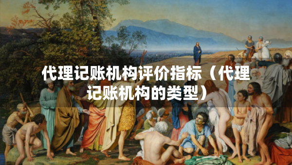 代理記賬機(jī)構(gòu)評價指標(biāo)（代理記賬機(jī)構(gòu)的類型）
