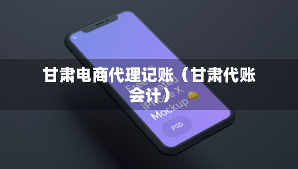 甘肅電商代理記賬（甘肅代賬會(huì)計(jì)）